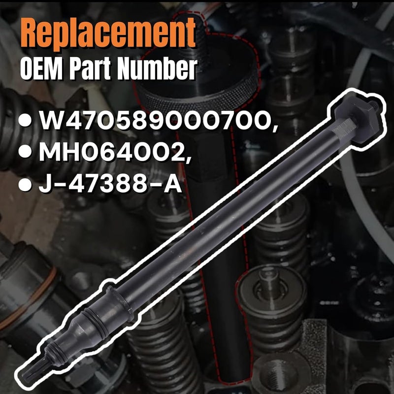 Mustrod Injector Cup Nozzle Tube Remover and Installer Tool Replacement for Detroit Diesel DD13 DD15 DD16 J-47388-A W470589000700 MH064002 - Image 2